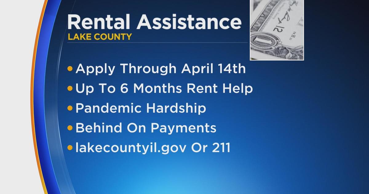 Applications open for Lake County Rental Assistance Program CBS Chicago