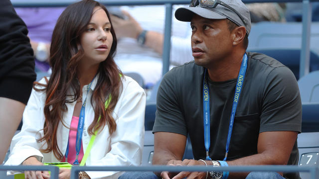 Erica Herman and Tiger Woods 