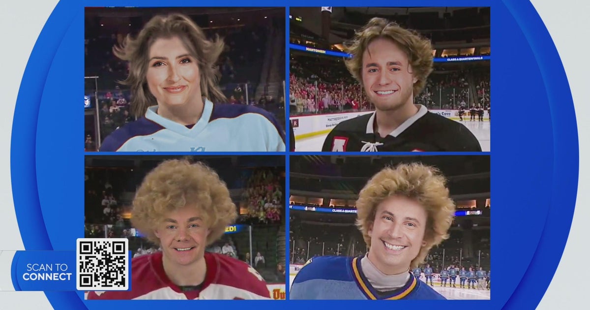 The man behind those viral hockey hair clips - CBS Minnesota