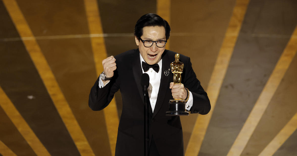 "Everything Everywhere All at Once" star Ke Huy Quan delivers emotional acceptance speech for best supporting actor Oscar win