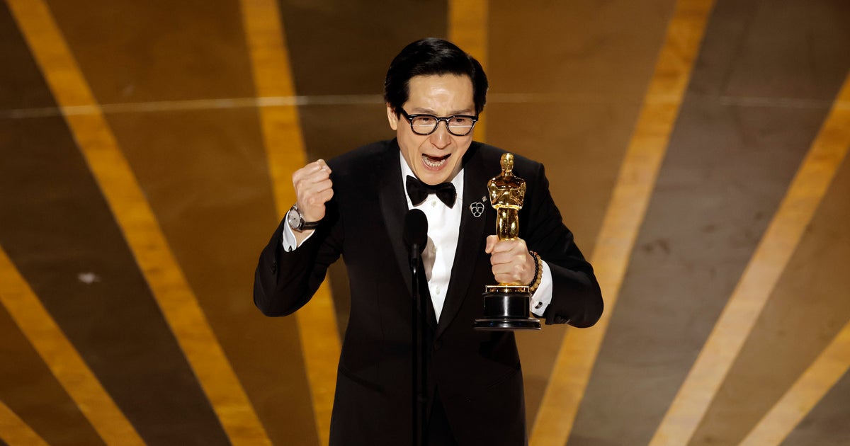 "Everything Everywhere All at Once" star Ke Huy Quan delivers emotional acceptance speech for best supporting actor Oscar win