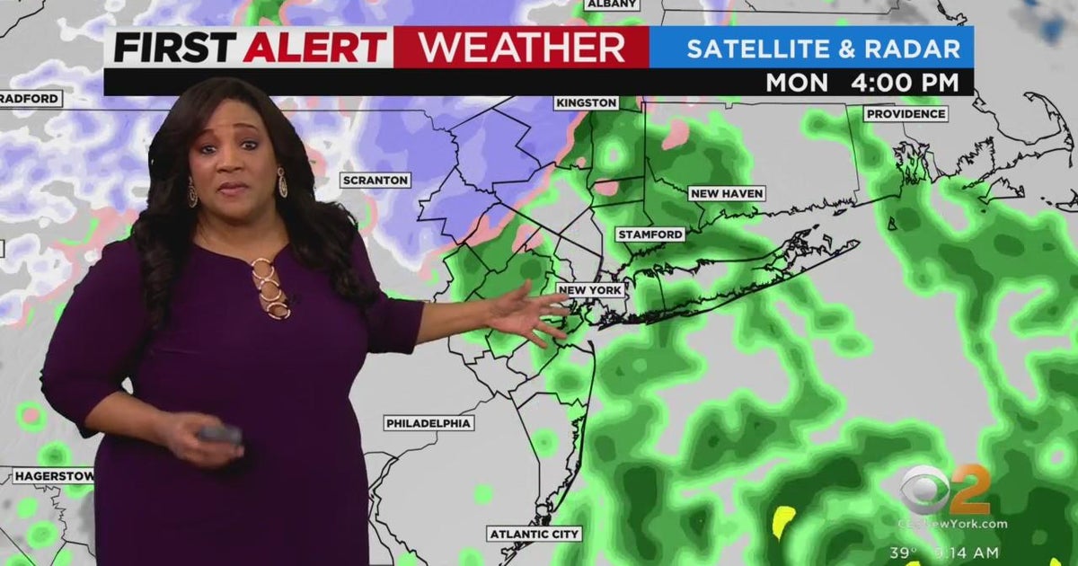 First Alert Weather Nor'easter update at 9 a.m. CBS New York