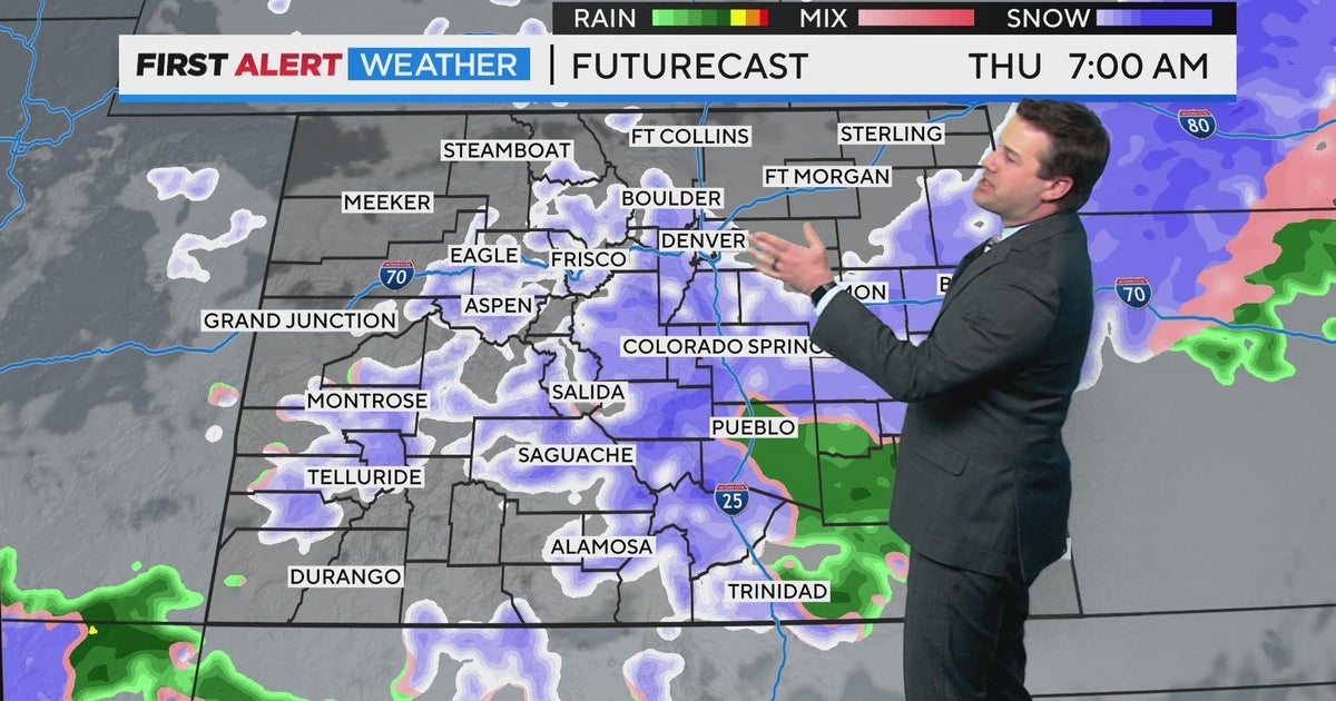 Winter returns with vengeance Wednesday night - CBS Colorado