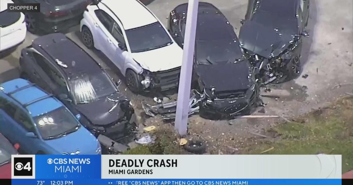 Lady killed following getting ejected in the course of chain collision crash in Miami Gardens