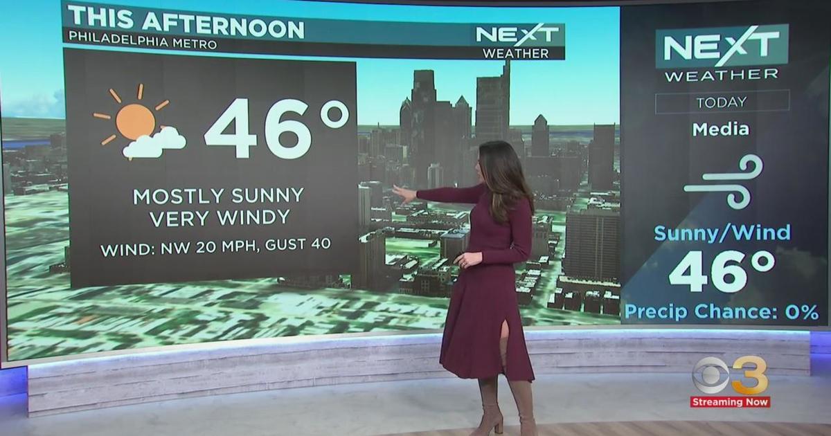 NEXT Weather: Windy weather continues - CBS Philadelphia