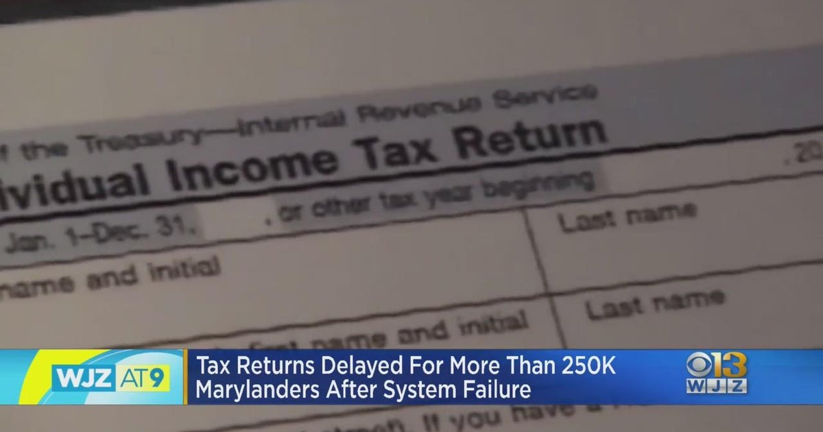 Tax returns delayed for more than 250k Marylanders after system failure