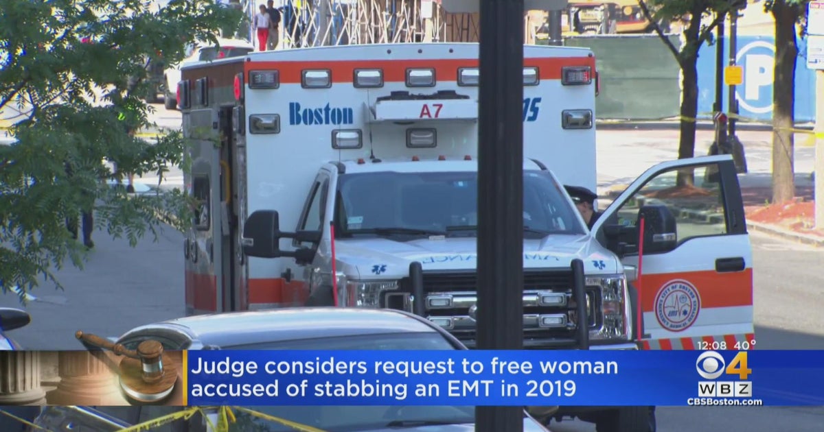 Judge considers request to free woman accused of attacking Boston EMT ...