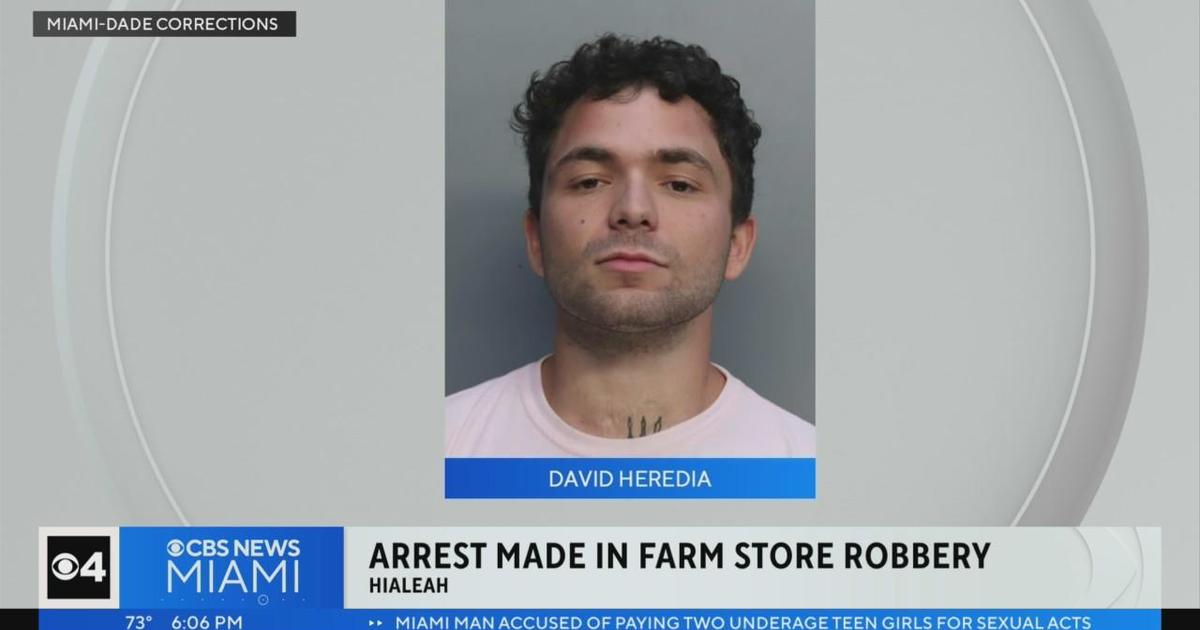 Arrest made in Hialeah Farm Store robbery - CBS Miami