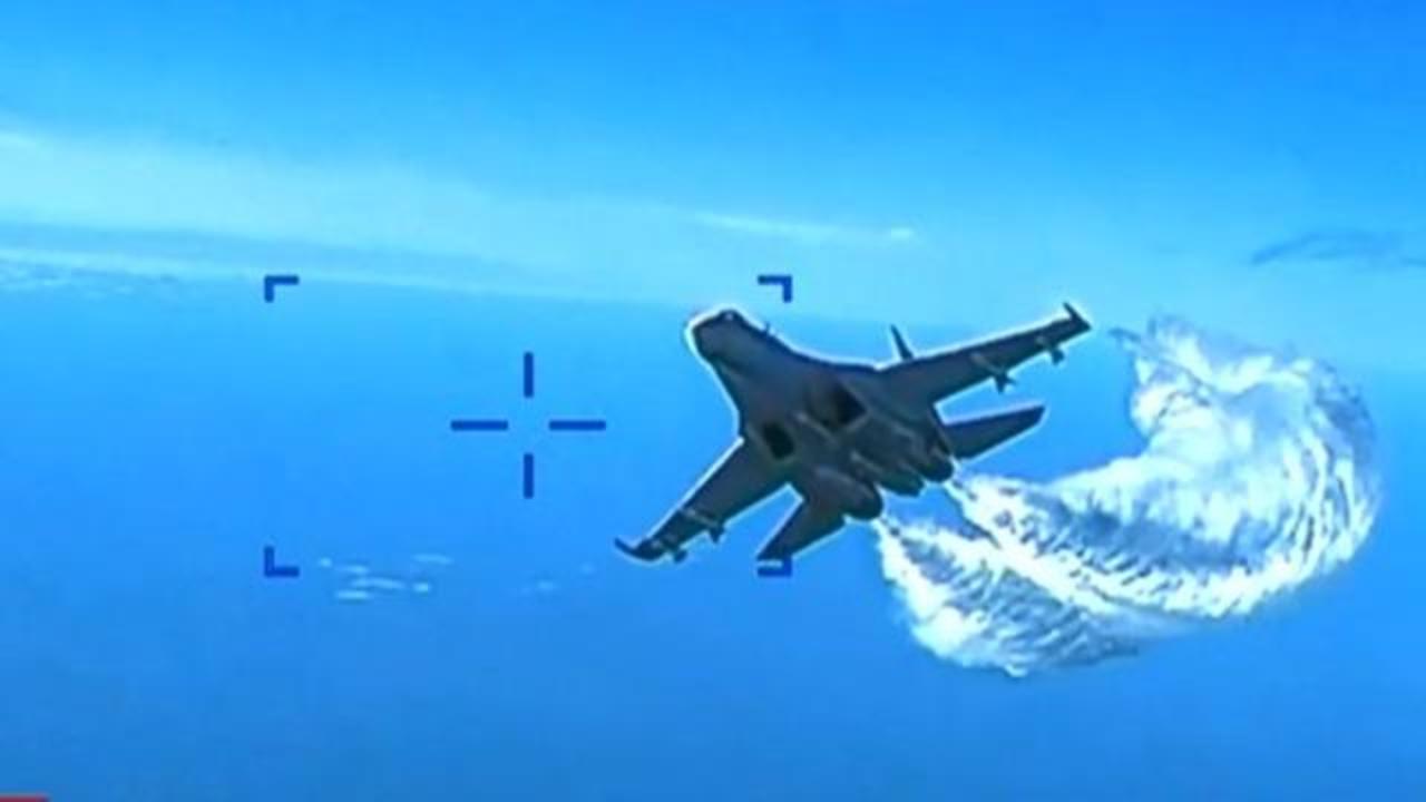 US military releases video of Russian fighter jet colliding with American drone, US tells Russia it will fly wherever international law permits