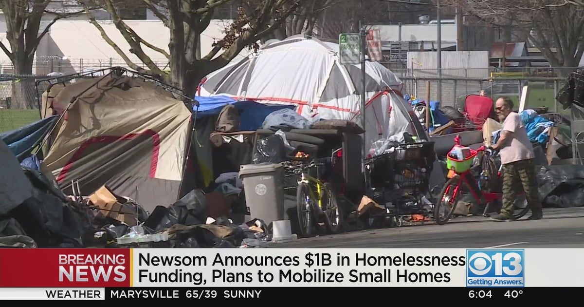Governor Newsom announced $1 billion in funding for homelessness crisis
