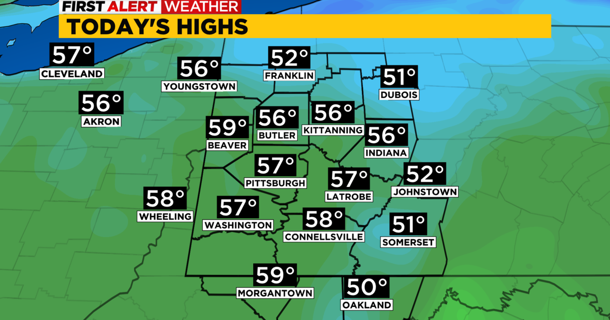 Pittsburgh Weather Temperatures continue their climb on Thursday CBS