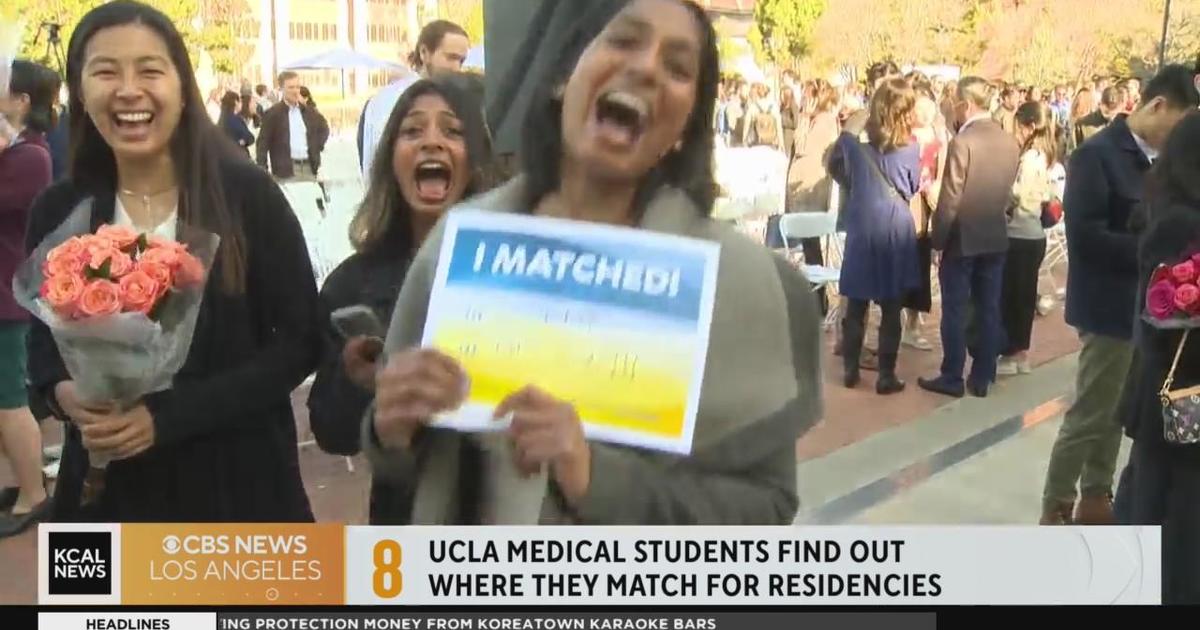 UCLA Match Day, a special celebration for medical students CBS Los