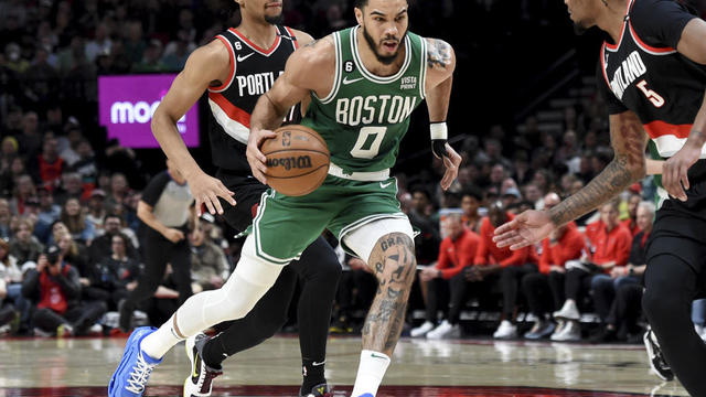 Celtics Trail Blazers Basketball 