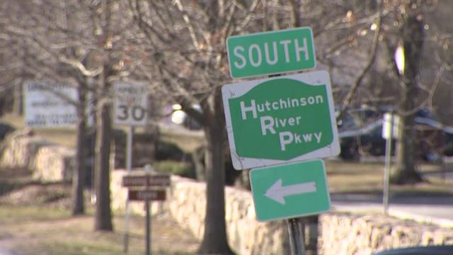 Signage for the Hutchinson River Parkway 