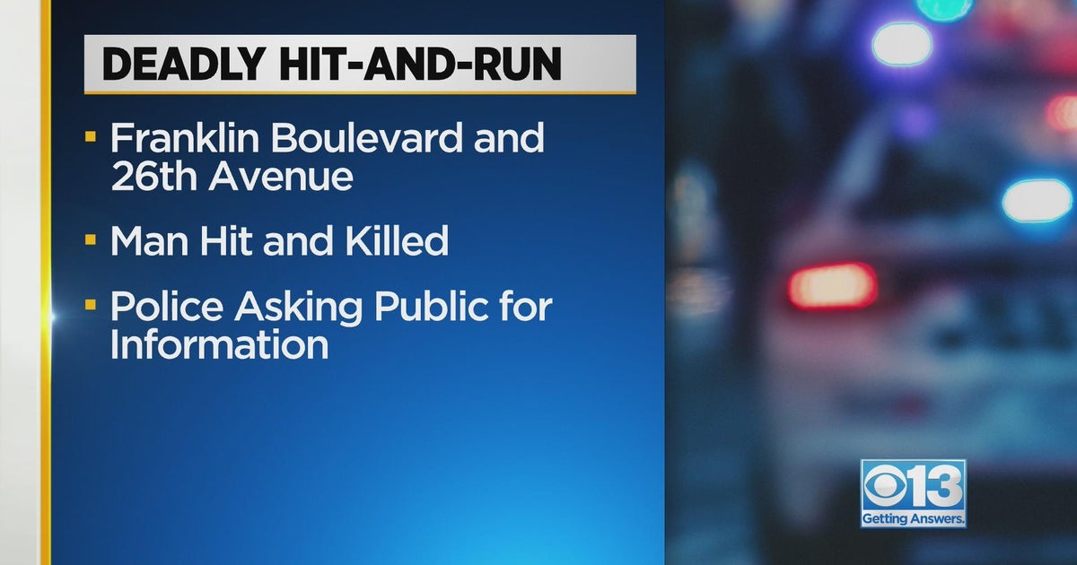 Pedestrian dies after hit-and-run crash Sunday morning in Sacramento