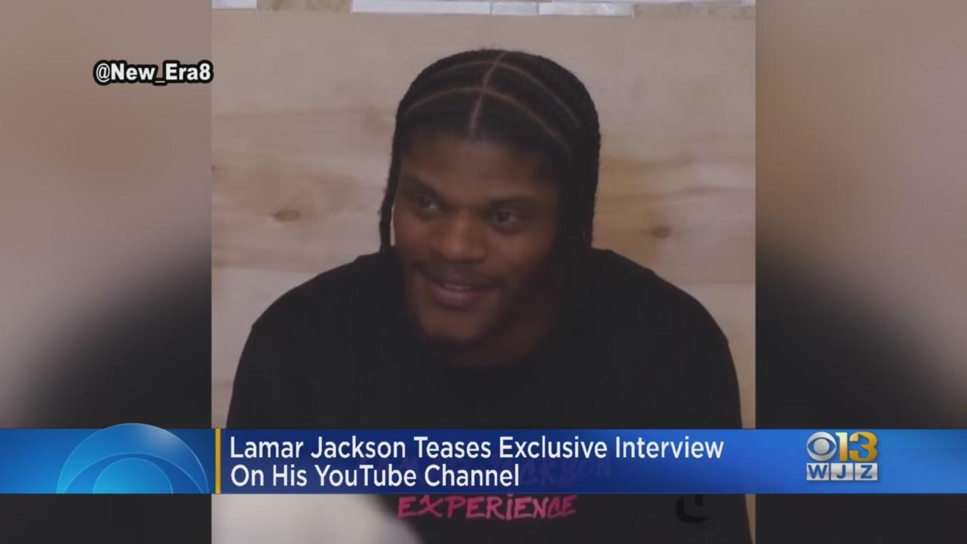 Lamar Jackson teases 'exclusive interview' coming to his   channel