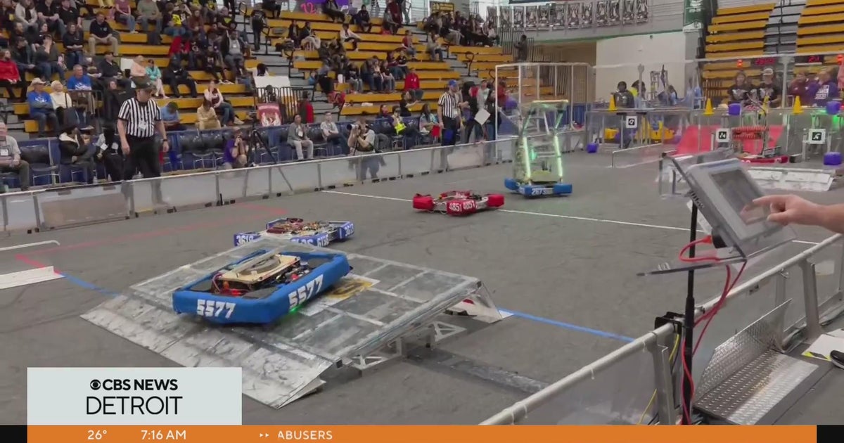 High school robotics teams from across Michigan face off at Cass Tech ...