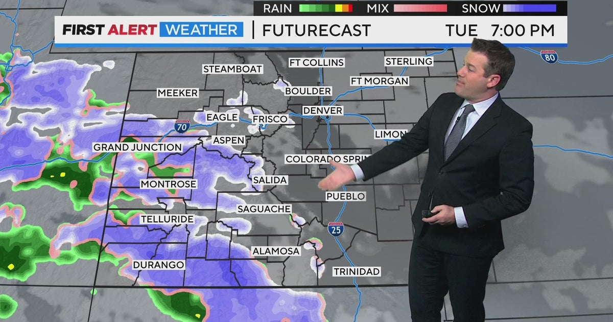 Another monster winter storm coming for the mountains - CBS Colorado