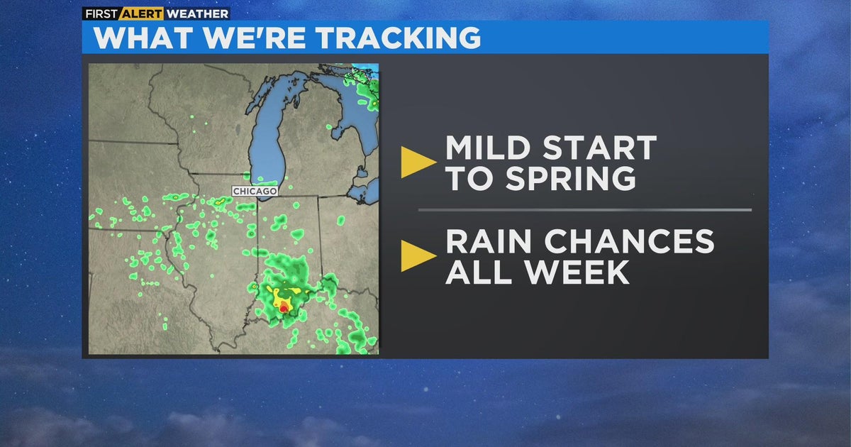 Chicago First Alert Weather: Rain chances all week - CBS Chicago