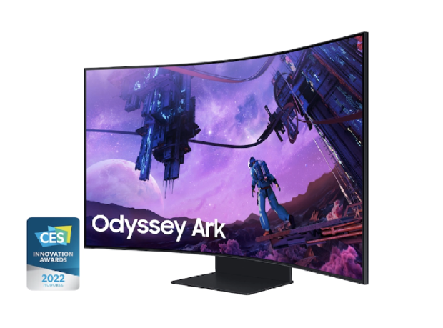 Samsung 55" Odyssey Ark 4K curved gaming screen 