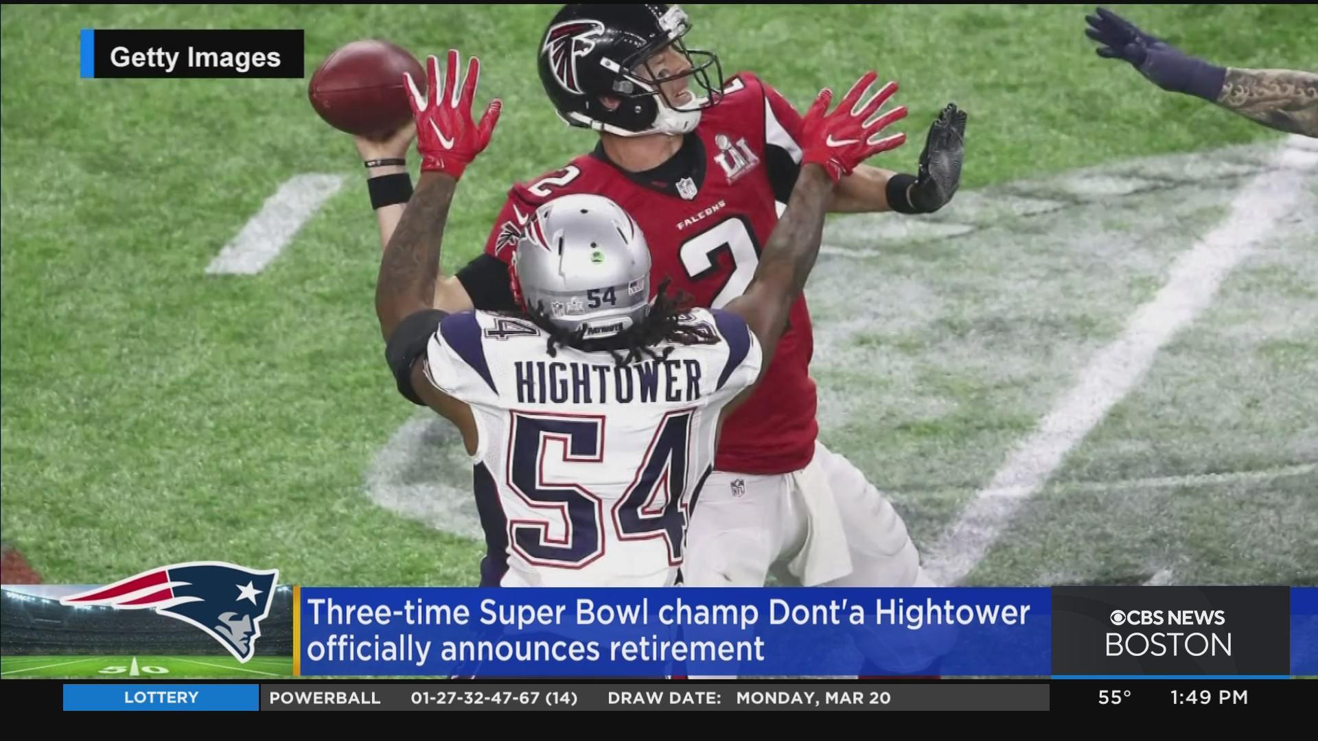 Three-time Super Bowl champion Dont'a Hightower officially retires