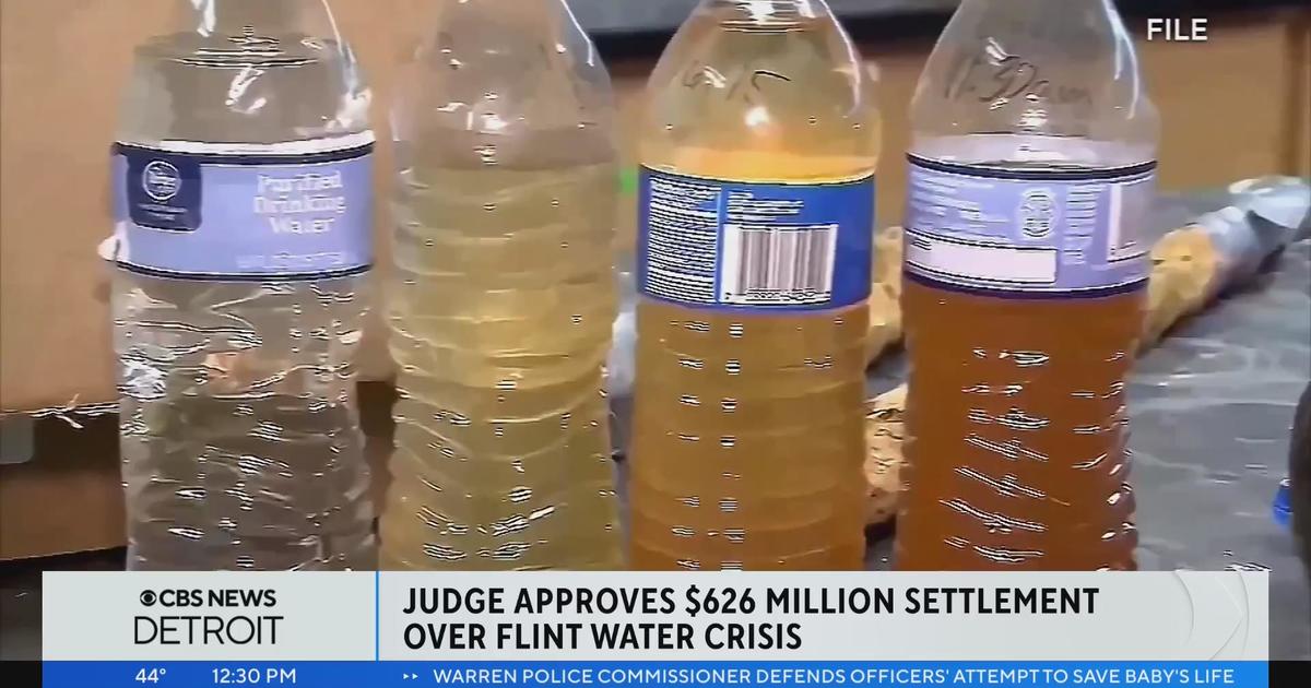 Judge gives final approval of 600 million Flint water settlement CBS