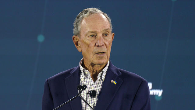 Michael Bloomberg, founder of Bloomberg LP, speaks during the Bloomberg New Economy Forum in Singapore, on Tuesday, Nov. 15, 2022. 