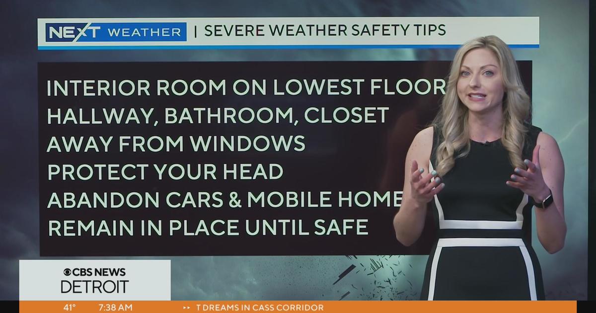 Severe Weather Awareness Week 2023: Safety Tips - CBS Detroit