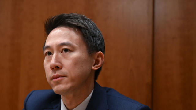 TikTok CEO Shou Zi Chew in an interview at the company's offices in Washington, D.C., on Tuesday, Feb. 14, 2023. 