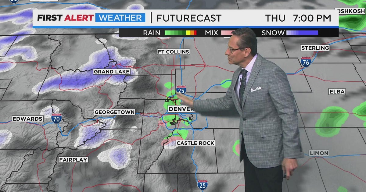 A little afternoon mix with more snow Friday night - CBS Colorado
