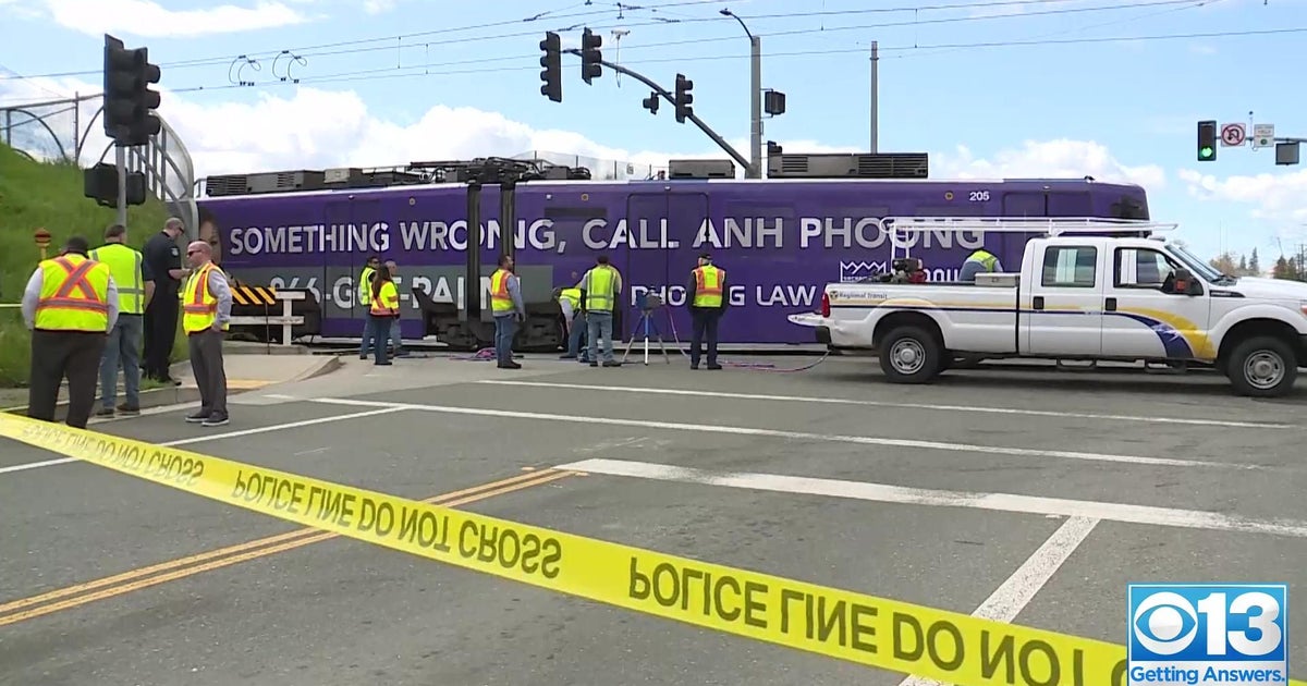 Train derailed in Sacramento