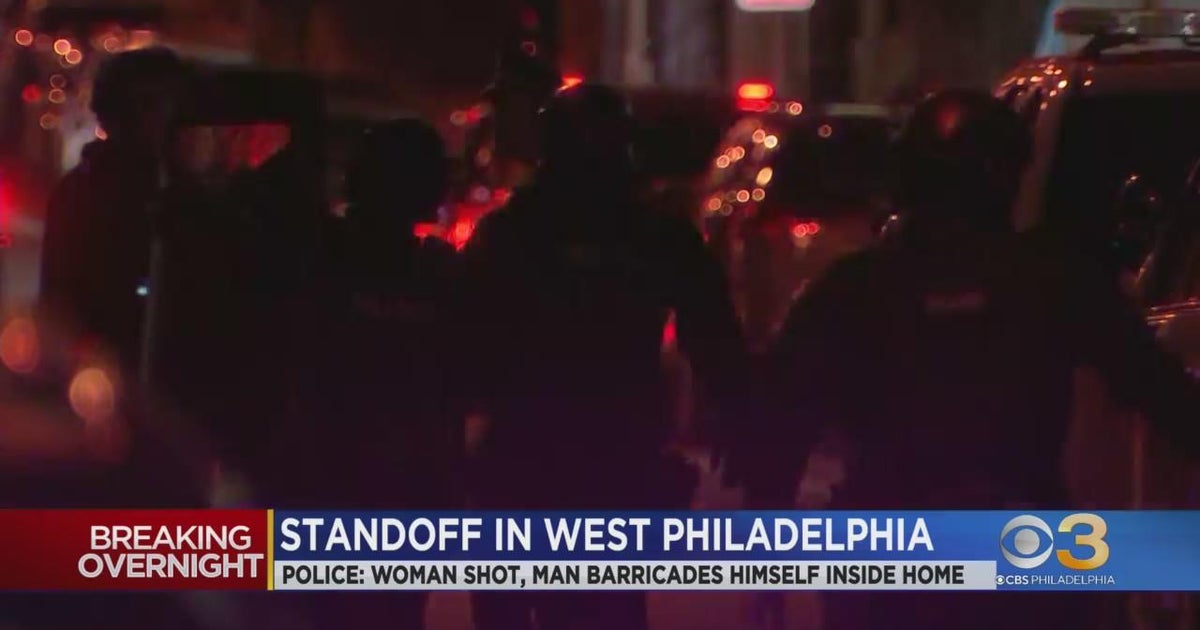 Shooting turns into a standoff in west philadelphia cbs philadelphia