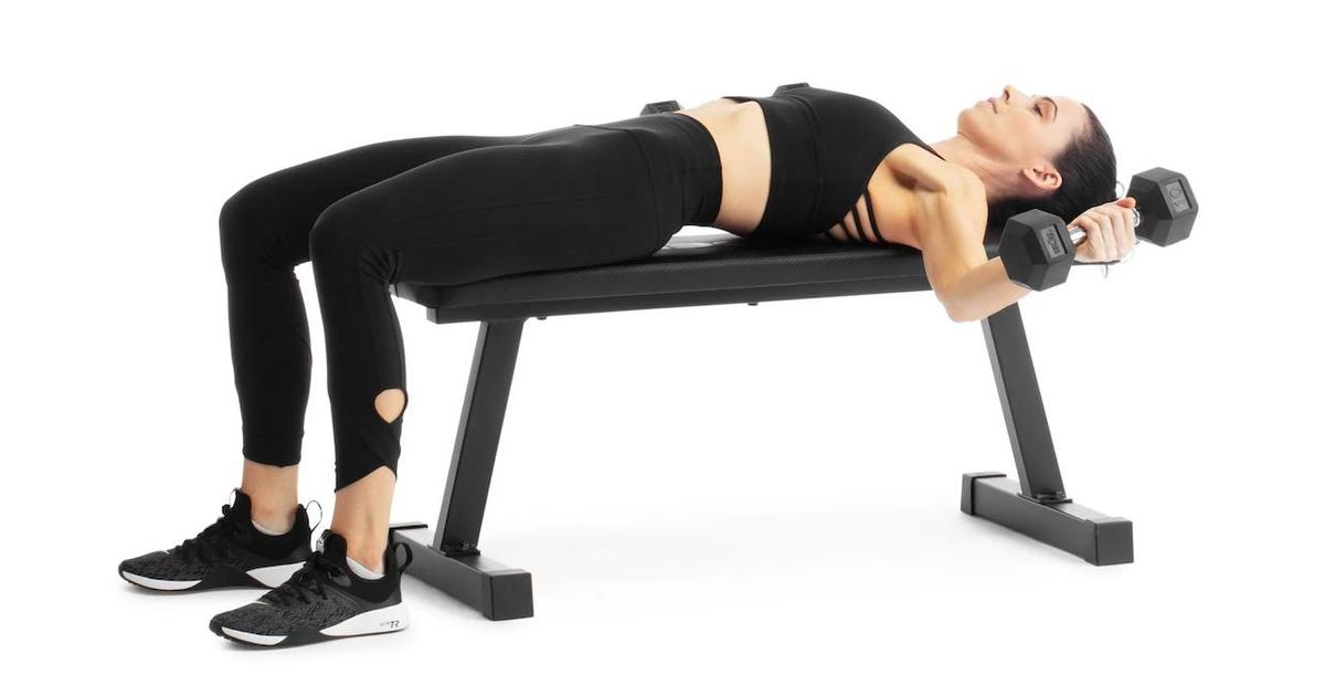   Basics Flat Weight Workout Exercise Bench