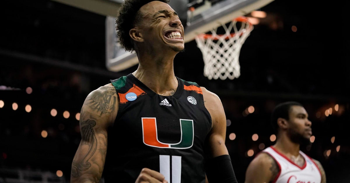 Miami beats No. 1 seed Houston; all four top NCAA seeds out