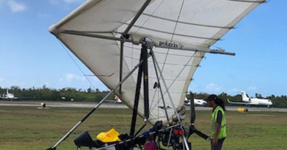2 Cuban migrants taken into custody after landing at Vital West airport on dangle glider