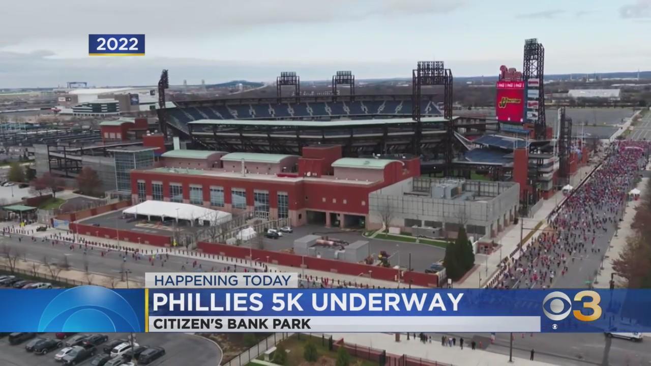 Phillies 5K race underway at Citizens Bank Park - CBS Philadelphia