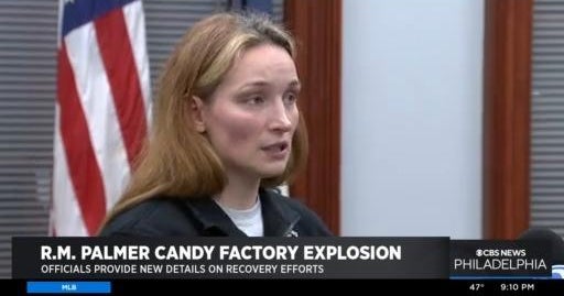 Officials give updates on R.M. Palmer candy factory explosion CBS