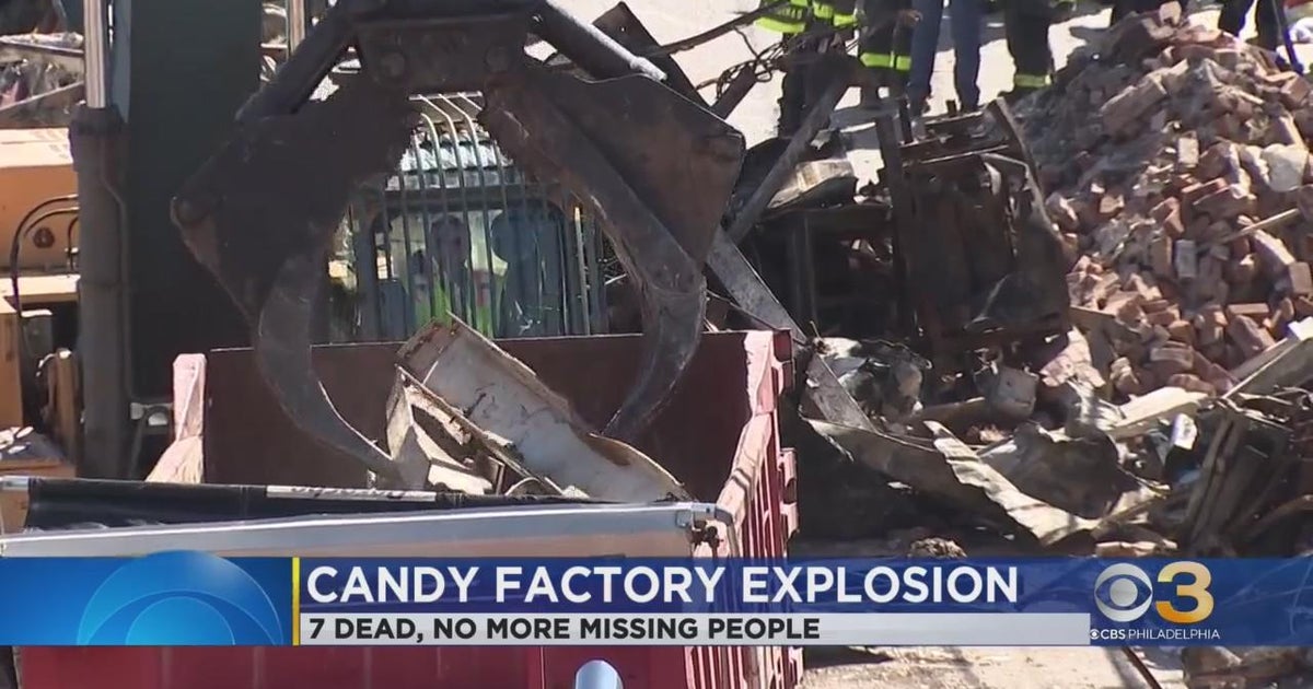 All of the people missing in West Reading candy factory explosion now
