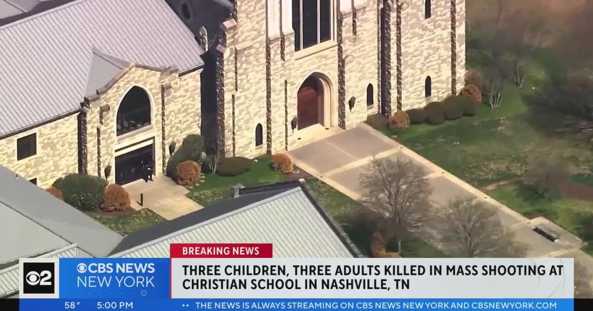3 children, 3 adults killed in Nashville school shooting - CBS New York