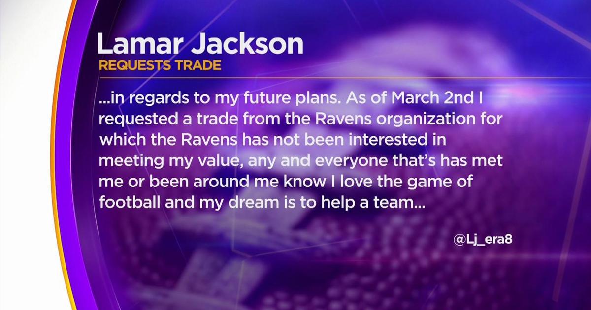 Baltimore Ravens QB Lamar Jackson has requested a trade after contract  negotiations stall - Baltimore Beatdown