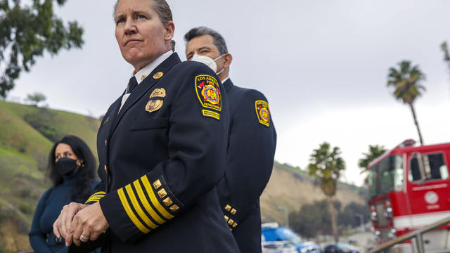 Deputy Fire Chief Kristin Crowley has been selected to lead the Los Angeles Fire Department. Crowley would become the first woman to lead the city's fire agency. 