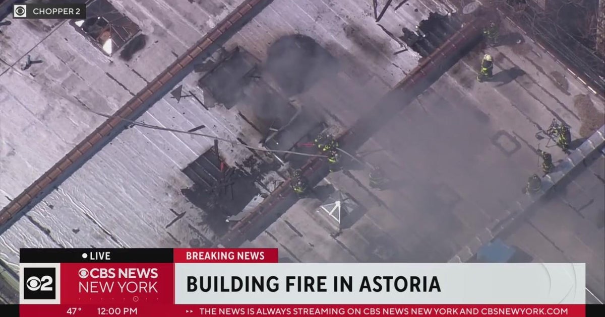 3 firefighters, 1 civilian hurt in Astoria fire - CBS New York