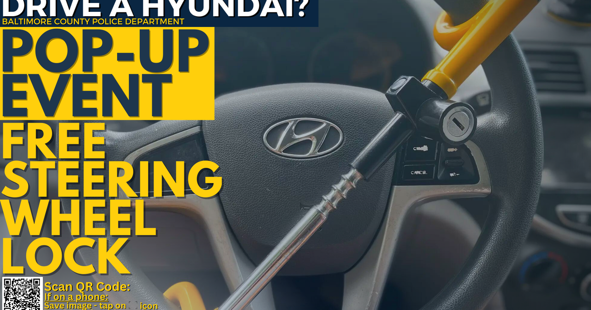 BCoPD hosting steering wheel lock giveaway for Hyundai owners CBS