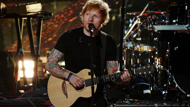 Ed Sheeran performs on stage during the 37th Annual Rock & Roll Hall Of Fame Induction Ceremony at Microsoft Theater on November 05, 2022 in Los Angeles, California. 