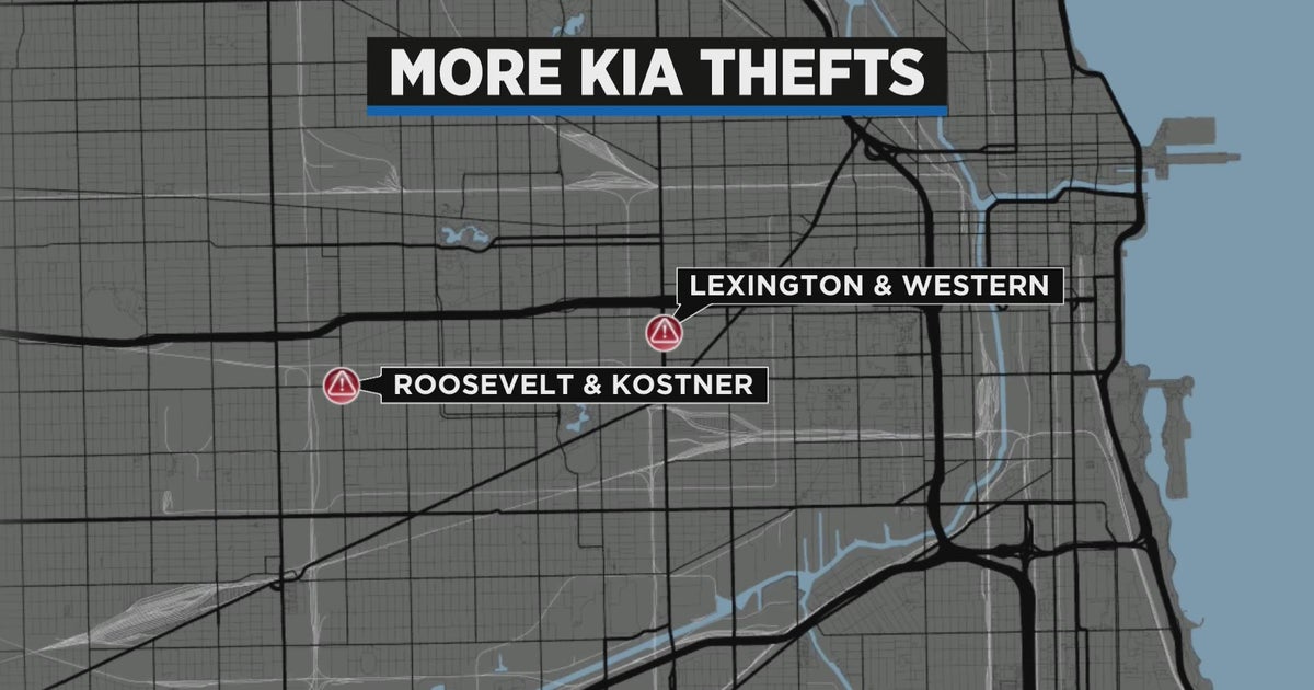 Thieves steal Kia cars before committing armed robberies CBS Chicago