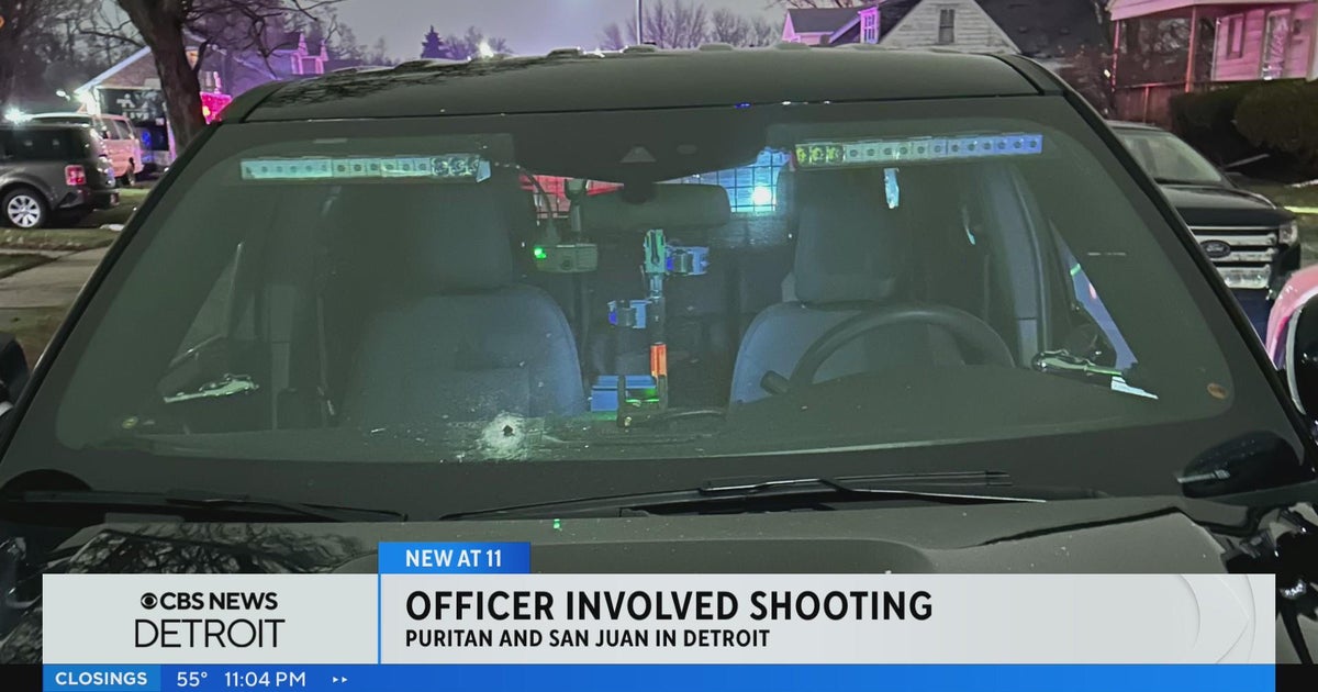 Suspect in custody after shooting involving Detroit police - CBS Detroit