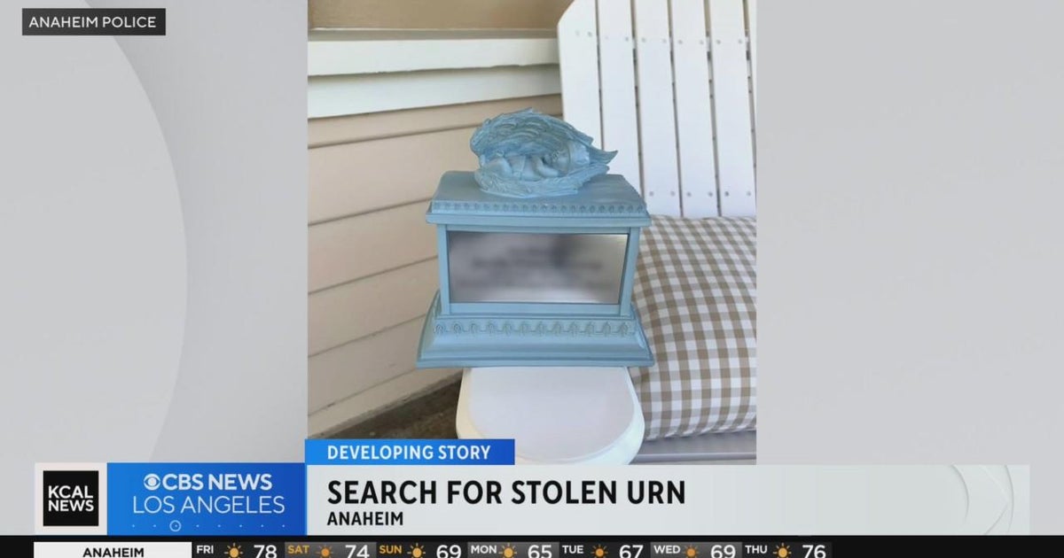 Anaheim family seeking return of stolen urn containing son's ashes