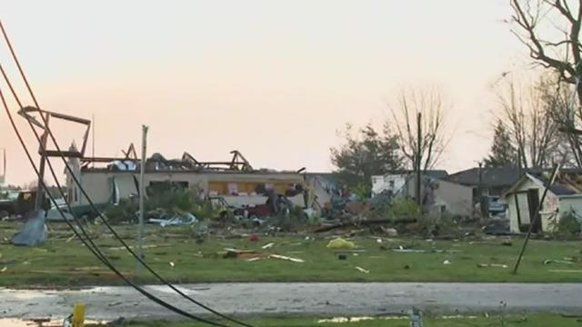 Tornado damage 