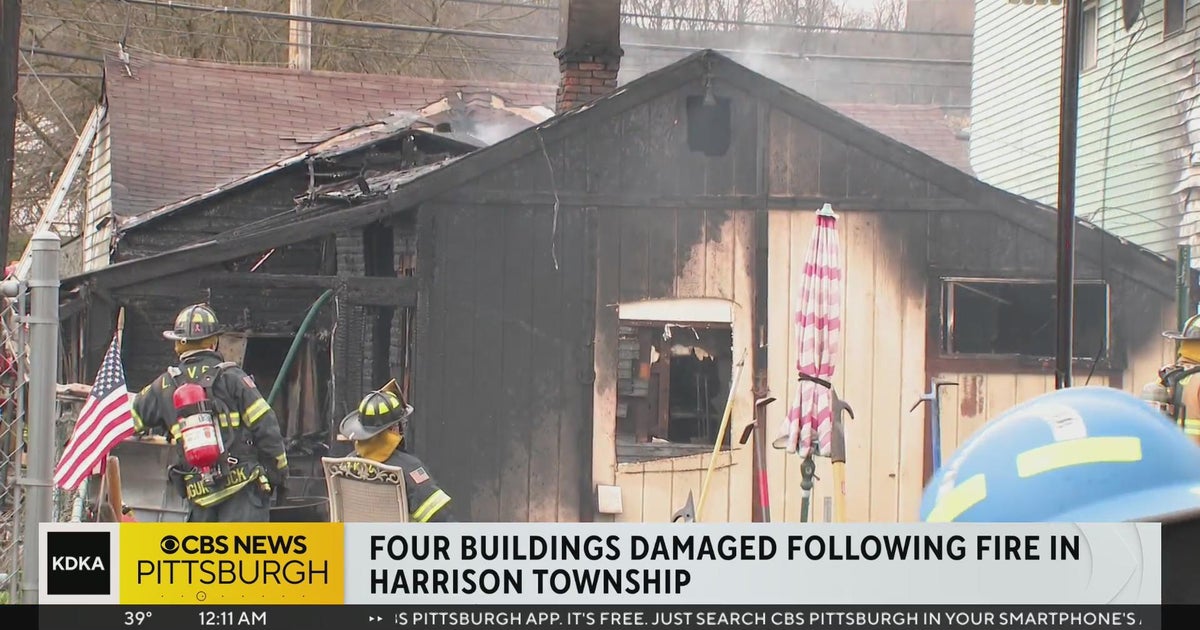 Fire in Harrison Township damages four buildings - CBS Pittsburgh