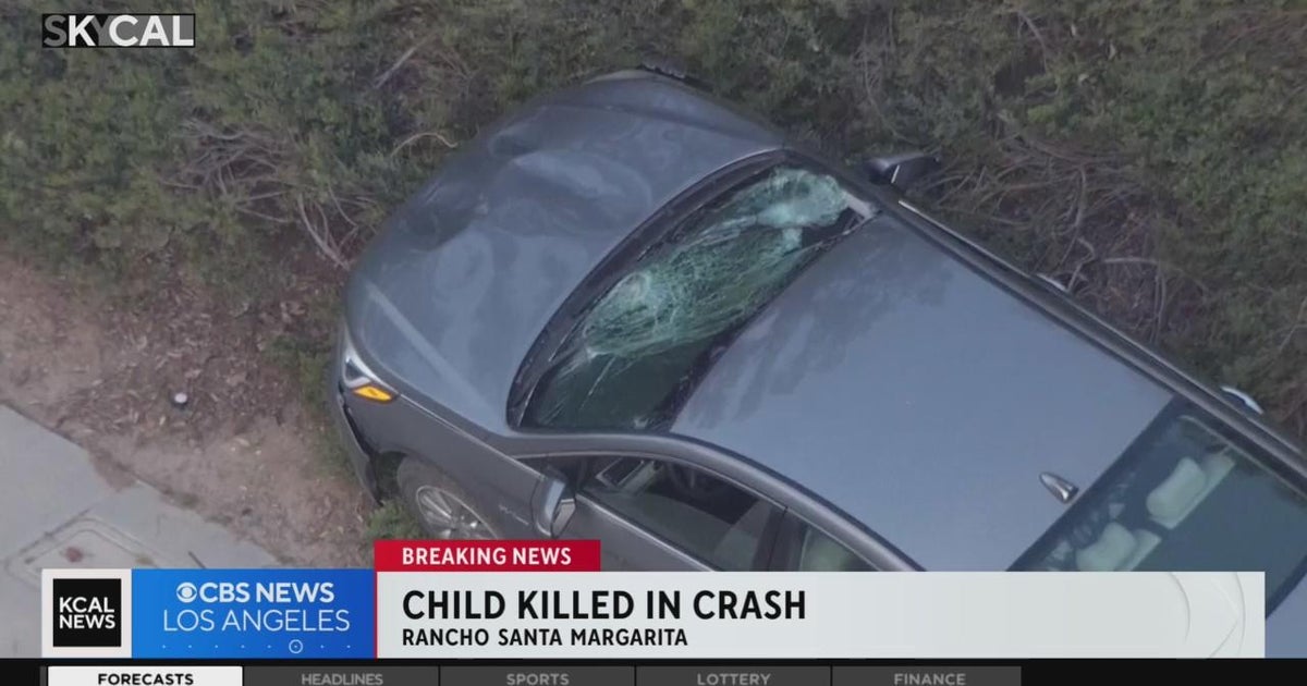 Child killed in Santa Margarita crash CBS Los Angeles